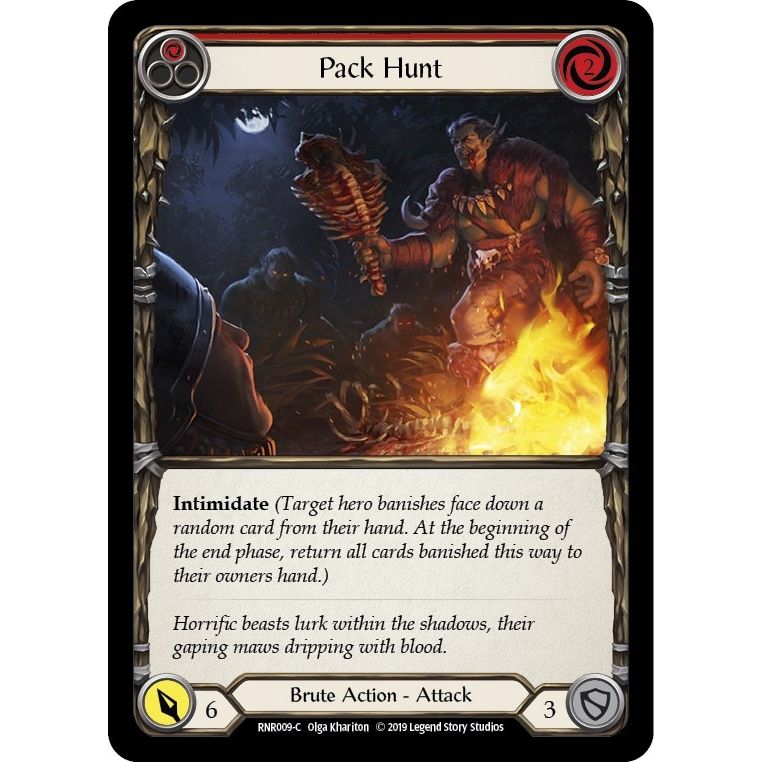 Image for Pack Hunt (Red) (RNR009) (RNR) - Flesh and Blood TCG