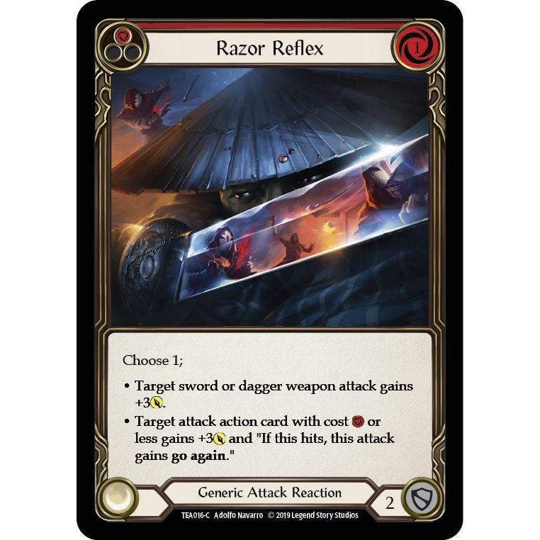 Image for Razor Reflex (Red) (TEA016) (TEA) - Flesh and Blood TCG