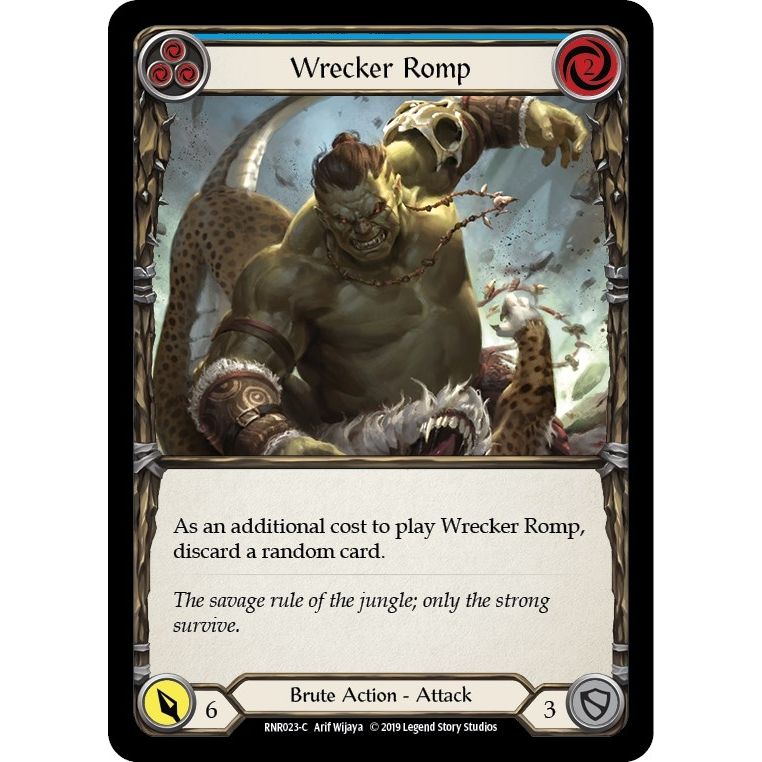 Image for Wrecker Romp (Blue) (RNR023) (RNR) - Flesh and Blood TCG