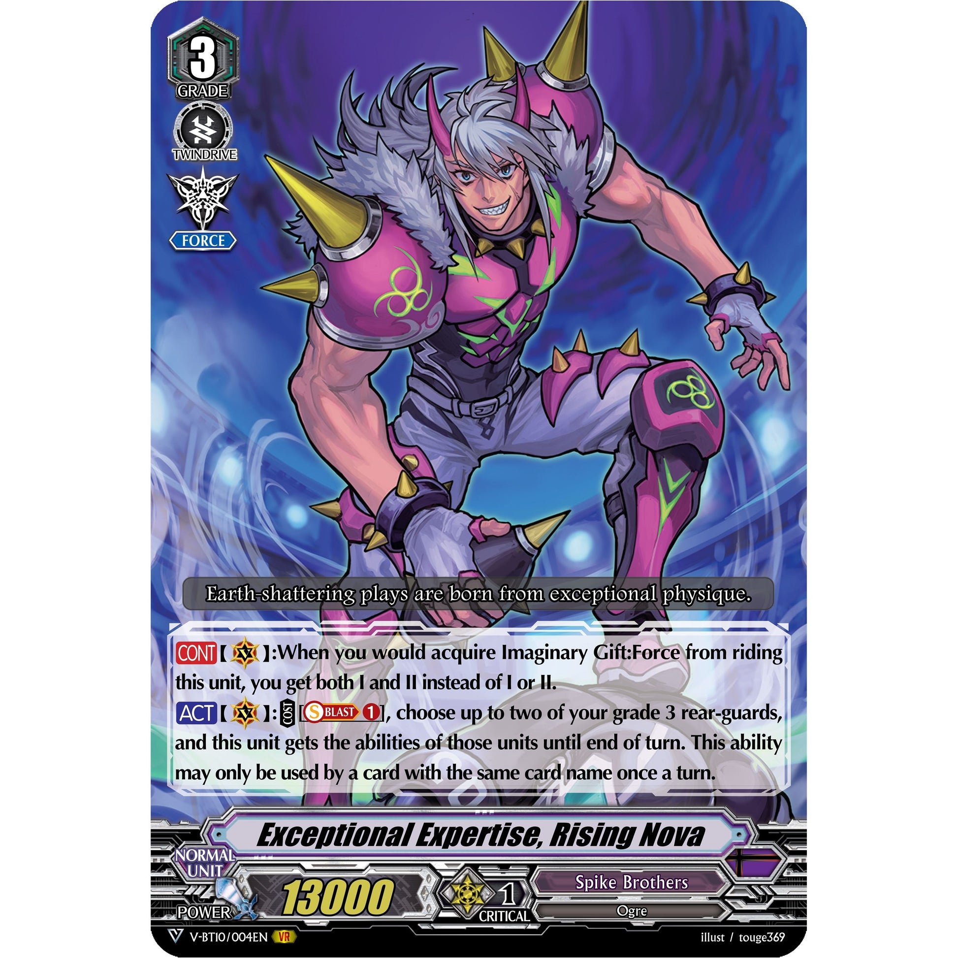 Image for Exceptional Expertise, Rising Nova (V-BT10/004EN) (V-BT10) - Cardfight Vanguard