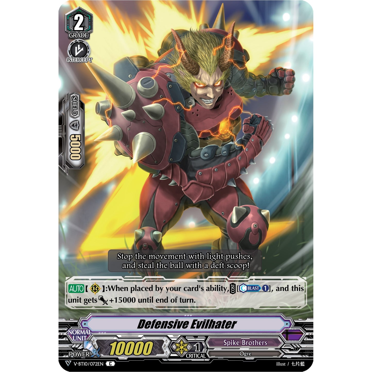 Image for Defensive Evilhater (V-BT10/072EN) (V-BT10) - Cardfight Vanguard