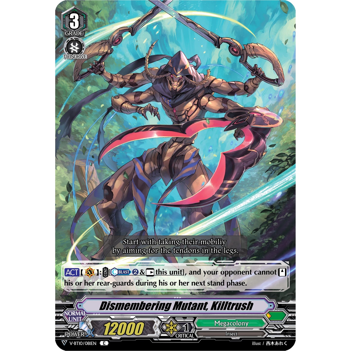 Image for Dismembering Mutant, Killtrush (V-BT10/081EN) (V-BT10) - Cardfight Vanguard