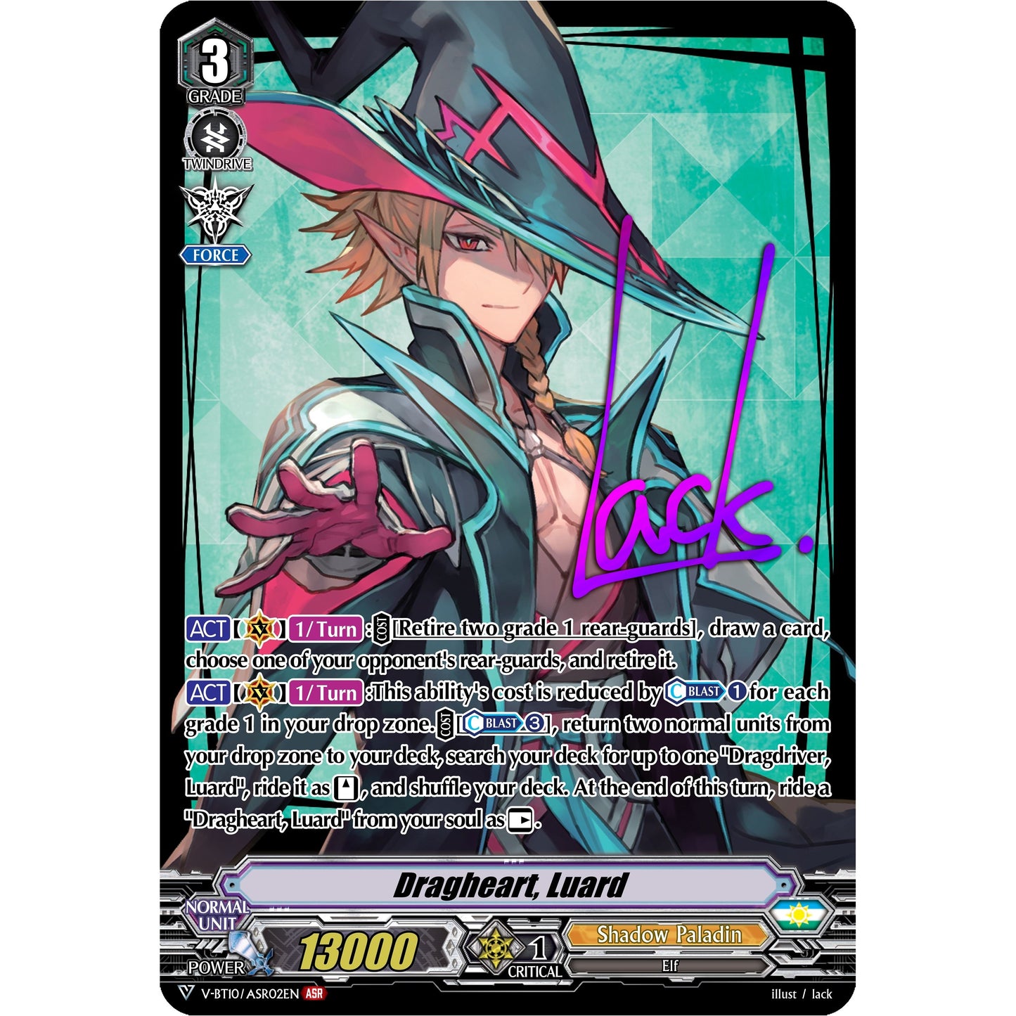 Image for Dragheart, Luard (ASR) (V-BT10/ASR02EN) (V-BT10) - Cardfight Vanguard