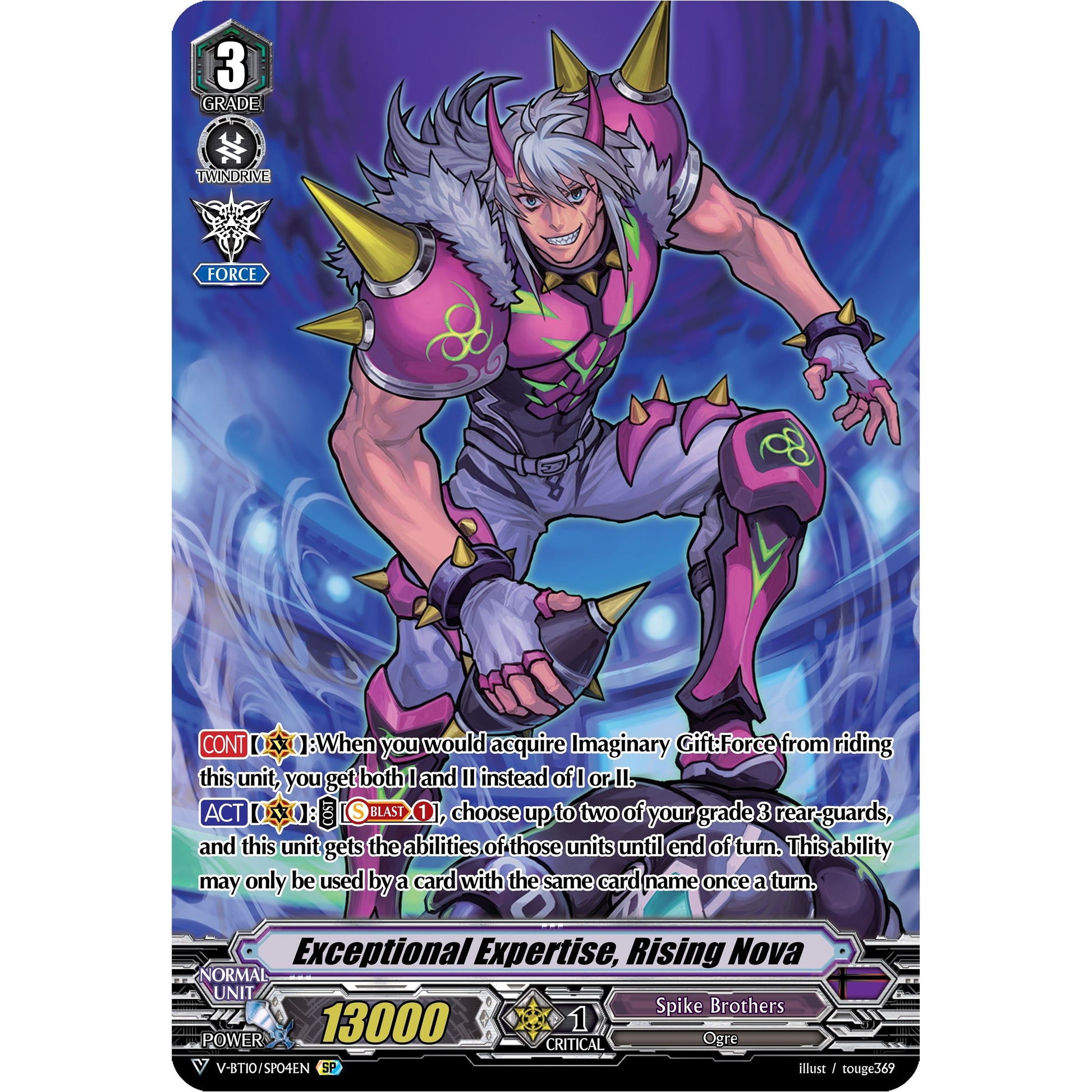 Image for Exceptional Expertise, Rising Nova (SP) (V-BT10/SP04EN) (V-BT10) - Cardfight Vanguard