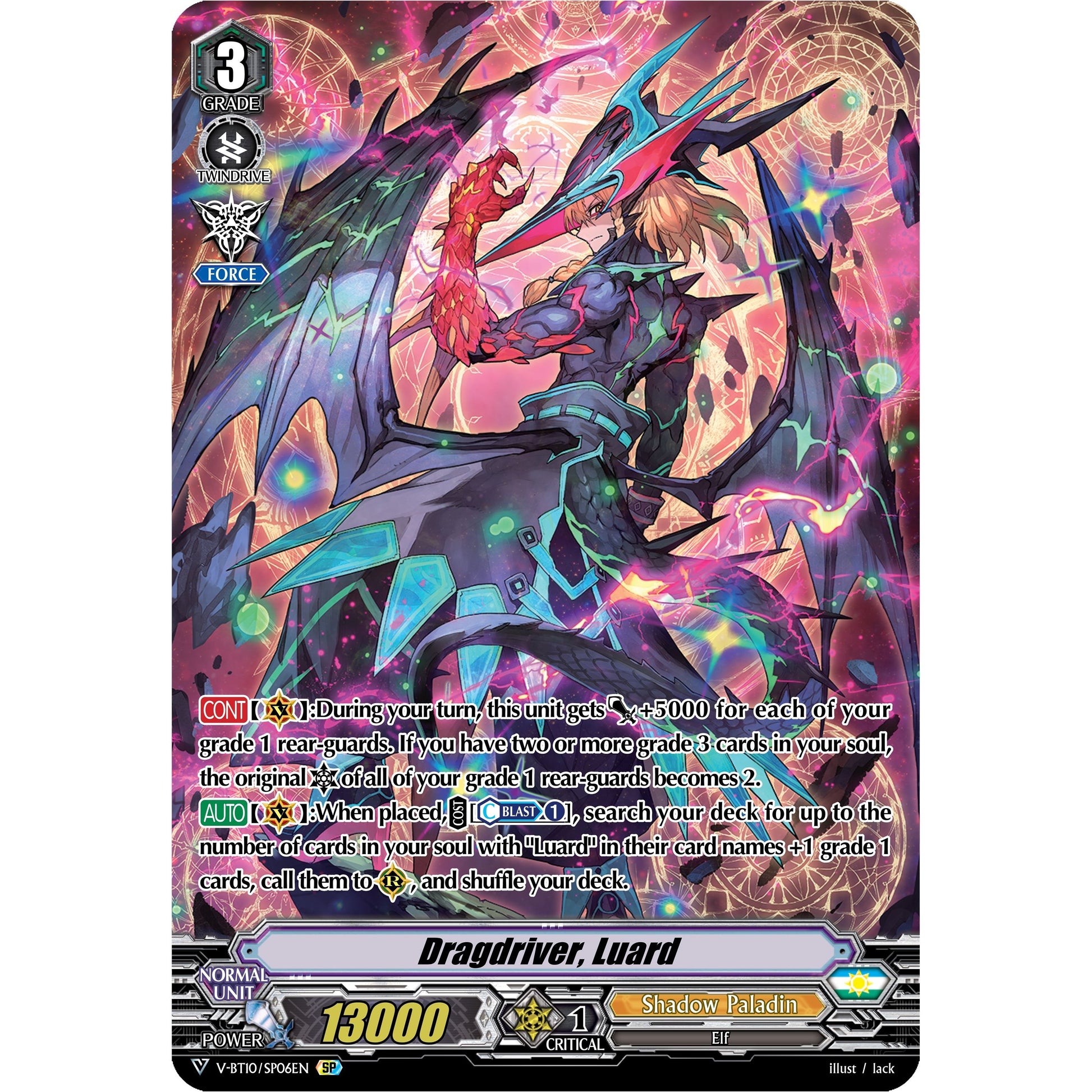 Image for Dragdriver, Luard (SP) (V-BT10/SP06EN) (V-BT10) - Cardfight Vanguard