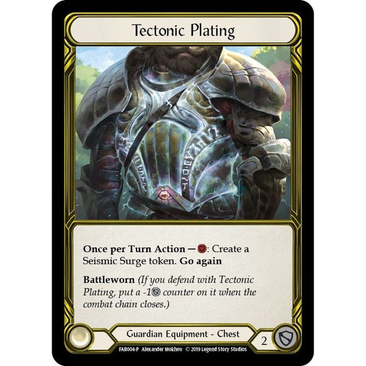 Image for Tectonic Plating (Golden) - FAB004 (FAB004) (PR) - Flesh and Blood TCG