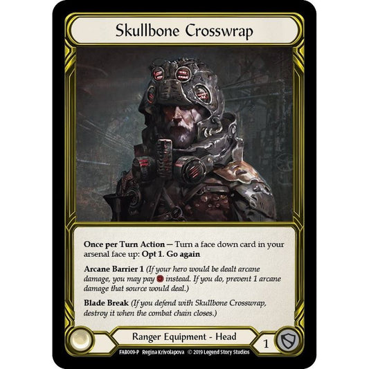 Image for Skullbone Crosswrap (Golden) (FAB009) (PR) - Flesh and Blood TCG