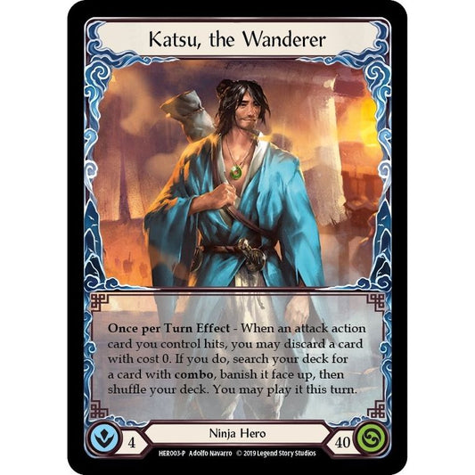 Image for Katsu, the Wanderer - HER003 (HER003) (PR) - Flesh and Blood TCG