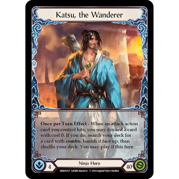 Image for Katsu, the Wanderer - HER003 (HER003) (PR) - Flesh and Blood TCG