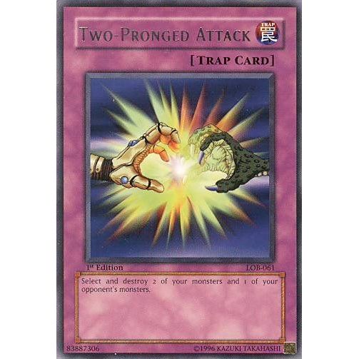 Image for Two-Pronged Attack (LOB-061) (LOB) - YuGiOh