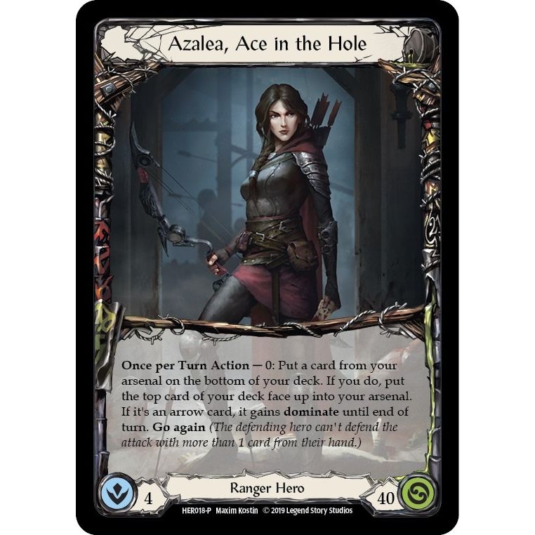 Image for Azalea, Ace in the Hole (Rainbow) - HER018 (HER018) (PR) - Flesh and Blood TCG