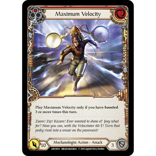 Image for Maximum Velocity (ARC008) (ARC) - Flesh and Blood TCG