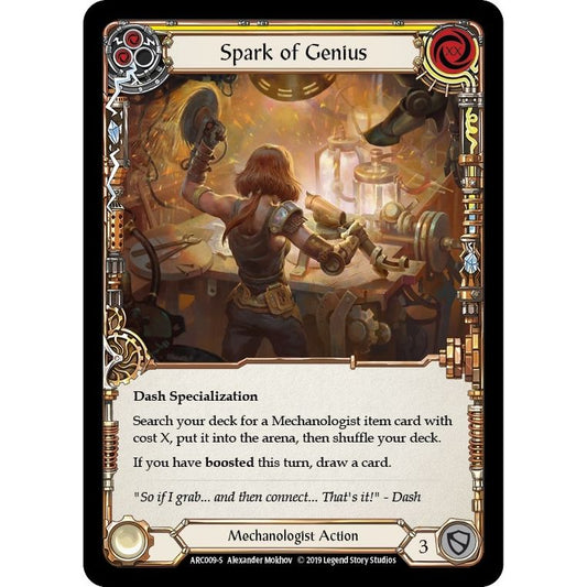 Image for Spark of Genius (ARC009) (ARC) - Flesh and Blood TCG