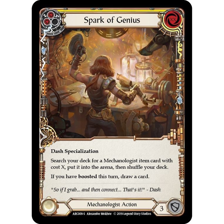 Image for Spark of Genius (ARC009) (ARC) - Flesh and Blood TCG