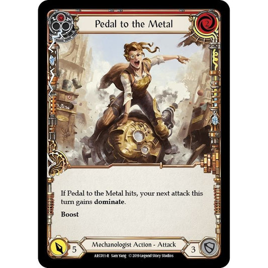 Image for Pedal to the Metal (Red) (ARC011) (ARC) - Flesh and Blood TCG