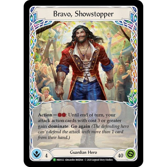 Image for Bravo, Showstopper (Rainbow) - HER022 (HER022) (PR) - Flesh and Blood TCG