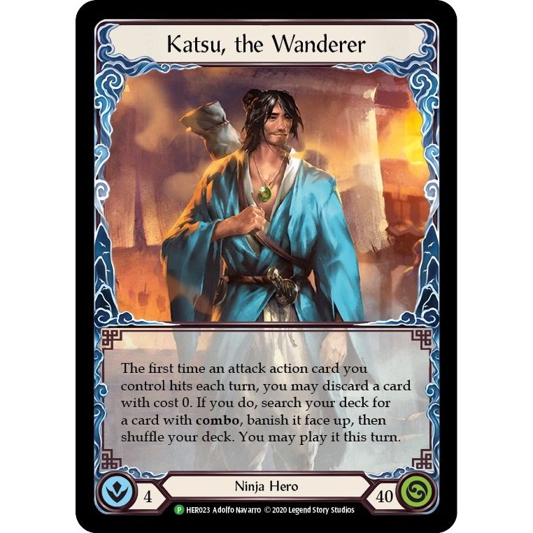 Image for Katsu, the Wanderer (Rainbow) (HER023) (PR) - Flesh and Blood TCG