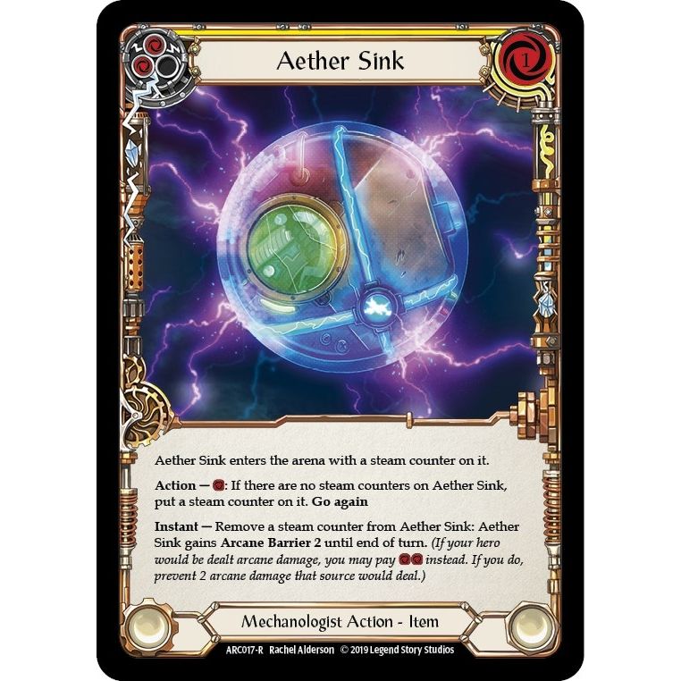 Image for Aether Sink (ARC017) (ARC) - Flesh and Blood TCG