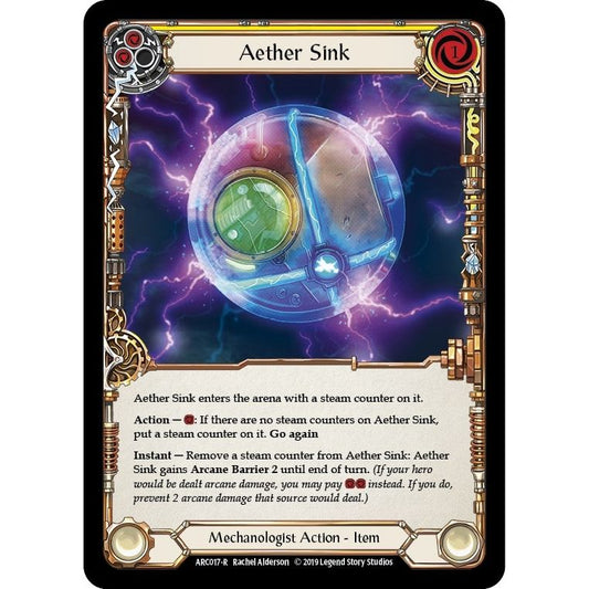 Image for Aether Sink (ARC017) (ARC) - Flesh and Blood TCG