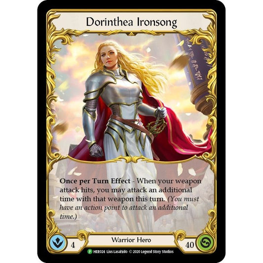 Image for Dorinthea Ironsong (Rainbow) - HER024 (HER024) (PR) - Flesh and Blood TCG