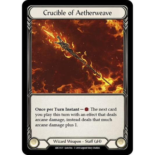 Image for Crucible of Aetherweave // Nebula Blade (ARC115 // ARC077) (ARC) - Flesh and Blood TCG