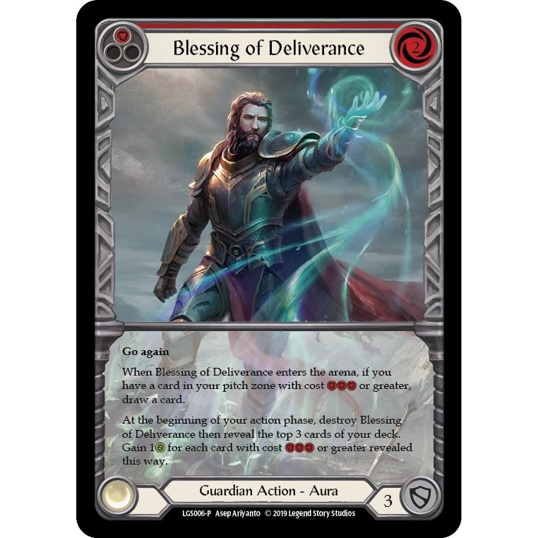 Image for Blessing of Deliverance (Red) - LGS006 (LGS006) (PR) - Flesh and Blood TCG