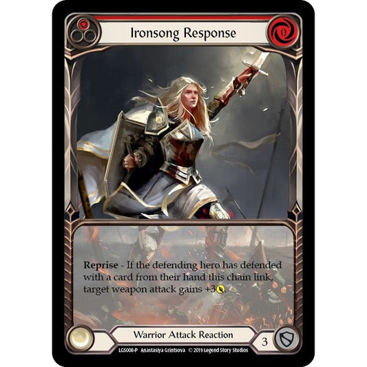 Image for Ironsong Response (Red) - LGS008 (LGS008) (PR) - Flesh and Blood TCG