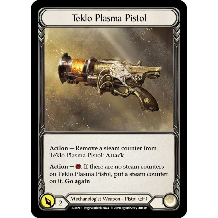 Image for Teklo Plasma Pistol - LGS009 (LGS009) (PR) - Flesh and Blood TCG