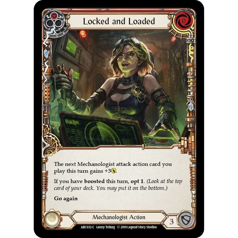 Image for Locked and Loaded (Red) (ARC032) (ARC) - Flesh and Blood TCG