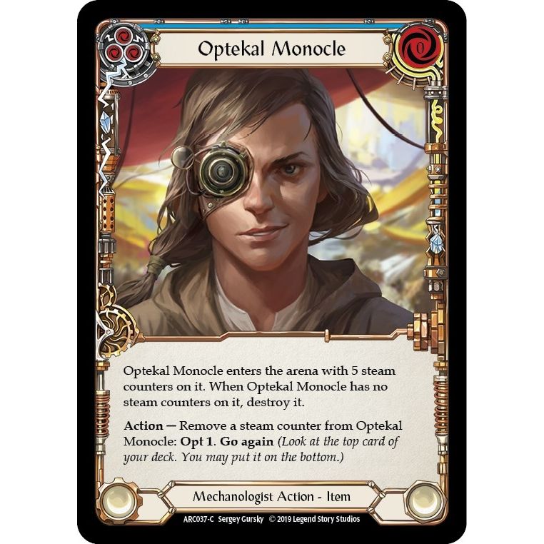 Image for Optekal Monocle (ARC037) (ARC) - Flesh and Blood TCG