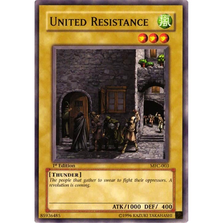 Image for United Resistance (MFC-003) (MFC) - YuGiOh