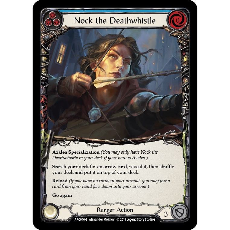 Image for Nock the Deathwhistle (ARC046) (ARC) - Flesh and Blood TCG