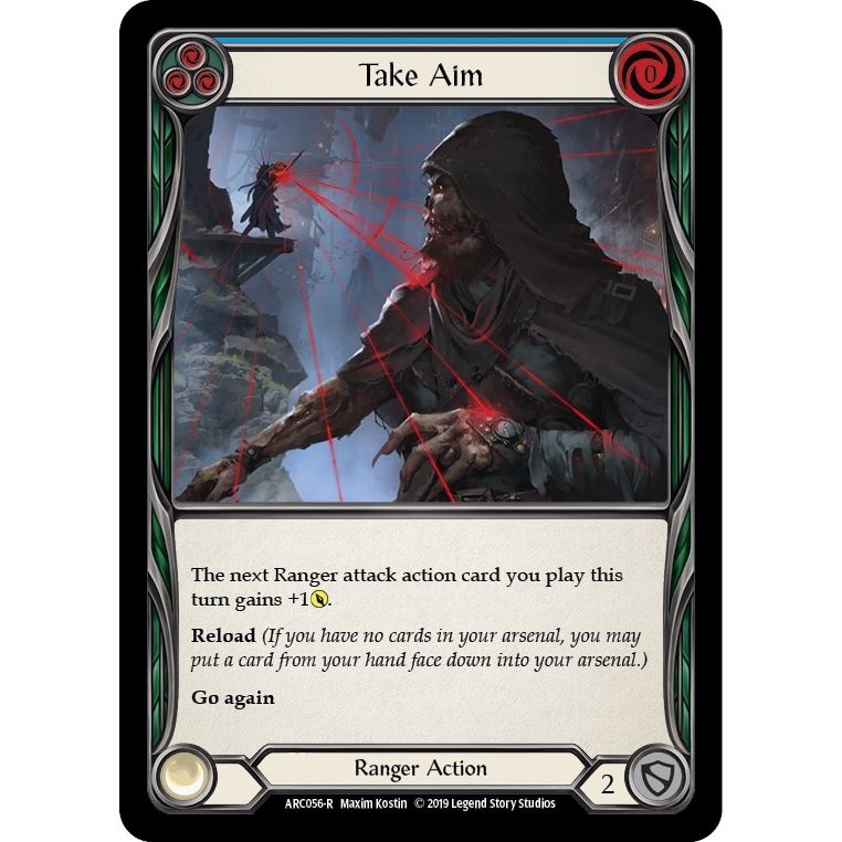 Image for Take Aim (Blue) (ARC056) (ARC) - Flesh and Blood TCG