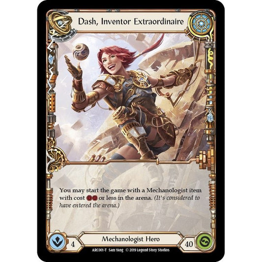 Image for Dash, Inventor Extraordinaire // Teklo Plasma Pistol (ARC001 // ARC003) (ARC) - Flesh and Blood TCG