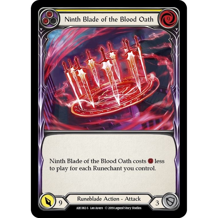 Image for Ninth Blade of the Blood Oath (ARC082) (ARC) - Flesh and Blood TCG