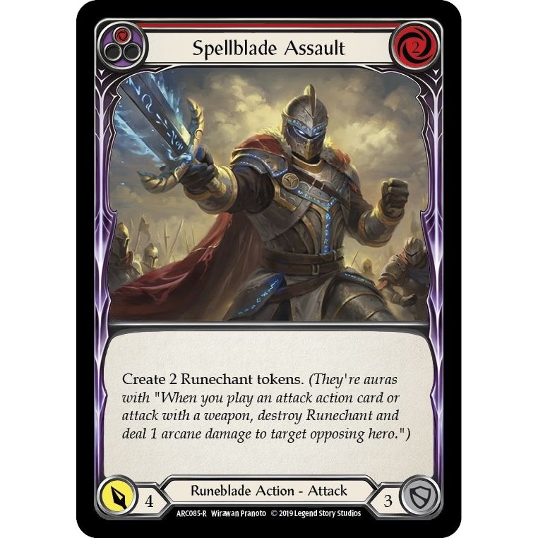 Image for Spellblade Assault (Red) (ARC085) (ARC) - Flesh and Blood TCG