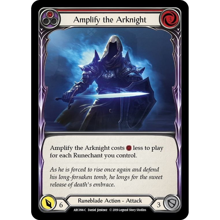 Image for Amplify the Arknight (Red) (ARC094) (ARC) - Flesh and Blood TCG
