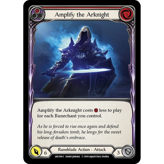 Image for Amplify the Arknight (Red) (ARC094) (ARC) - Flesh and Blood TCG