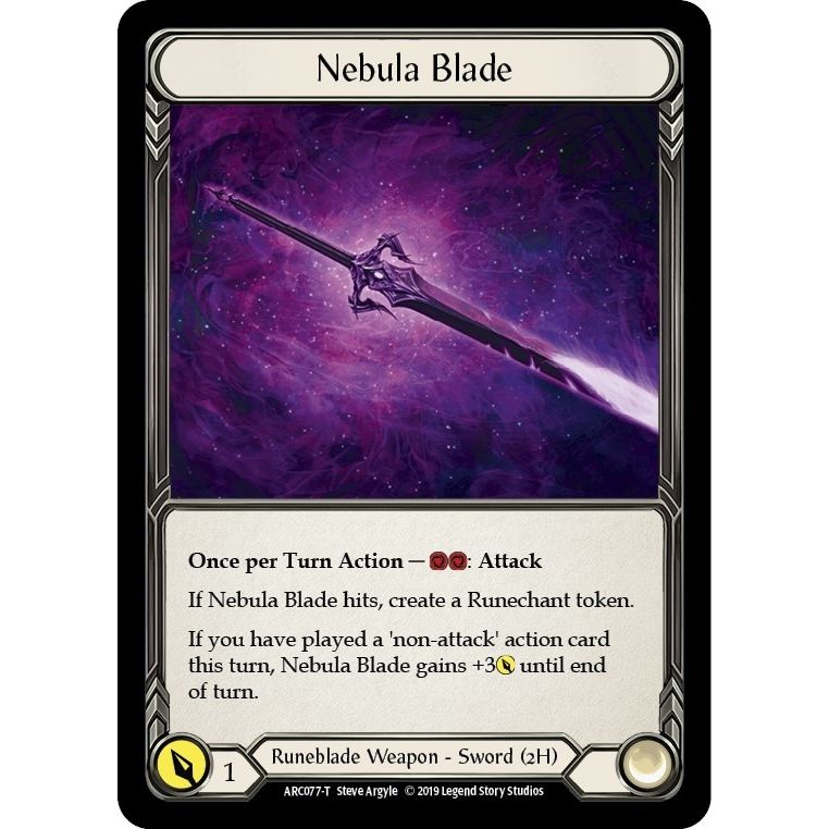 Image for Nebula Blade // Runechant (ARC077 // ARC112) (ARC) - Flesh and Blood TCG