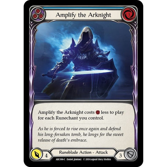 Image for Amplify the Arknight (Blue) (ARC096) (ARC) - Flesh and Blood TCG