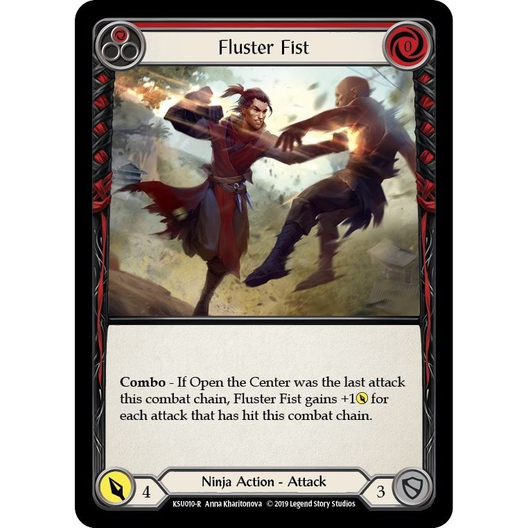 Image for Fluster Fist (Red) (KSU010) (KSU) - Flesh and Blood TCG