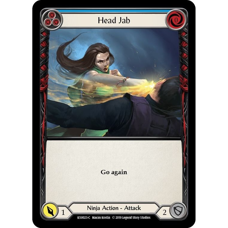 Image for Head Jab (Blue) (KSU023) (KSU) - Flesh and Blood TCG