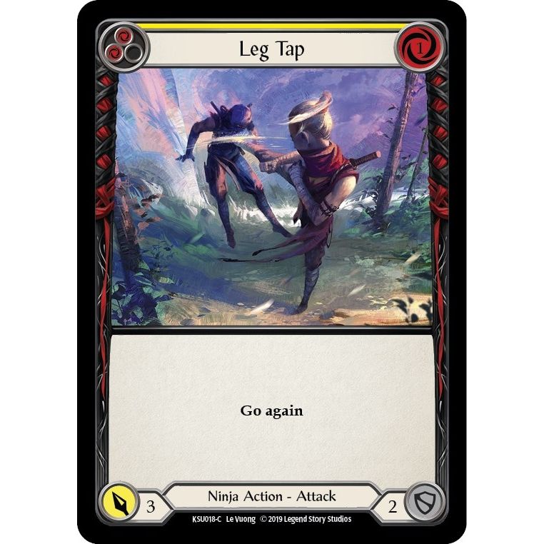 Image for Leg Tap (Yellow) (KSU018) (KSU) - Flesh and Blood TCG