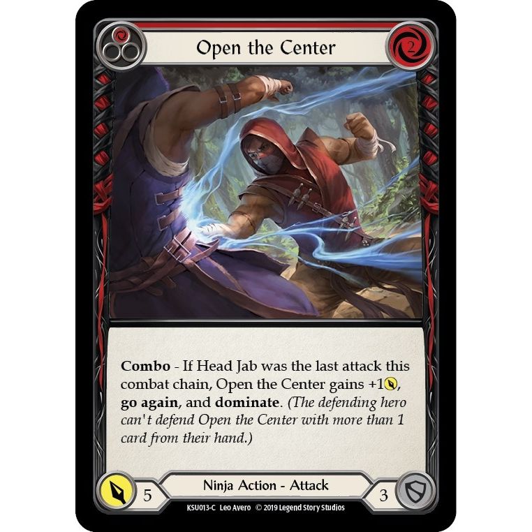 Image for Open the Center (Red) (KSU013) (KSU) - Flesh and Blood TCG