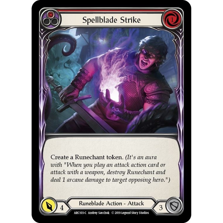 Image for Spellblade Strike (Red) (ARC103) (ARC) - Flesh and Blood TCG