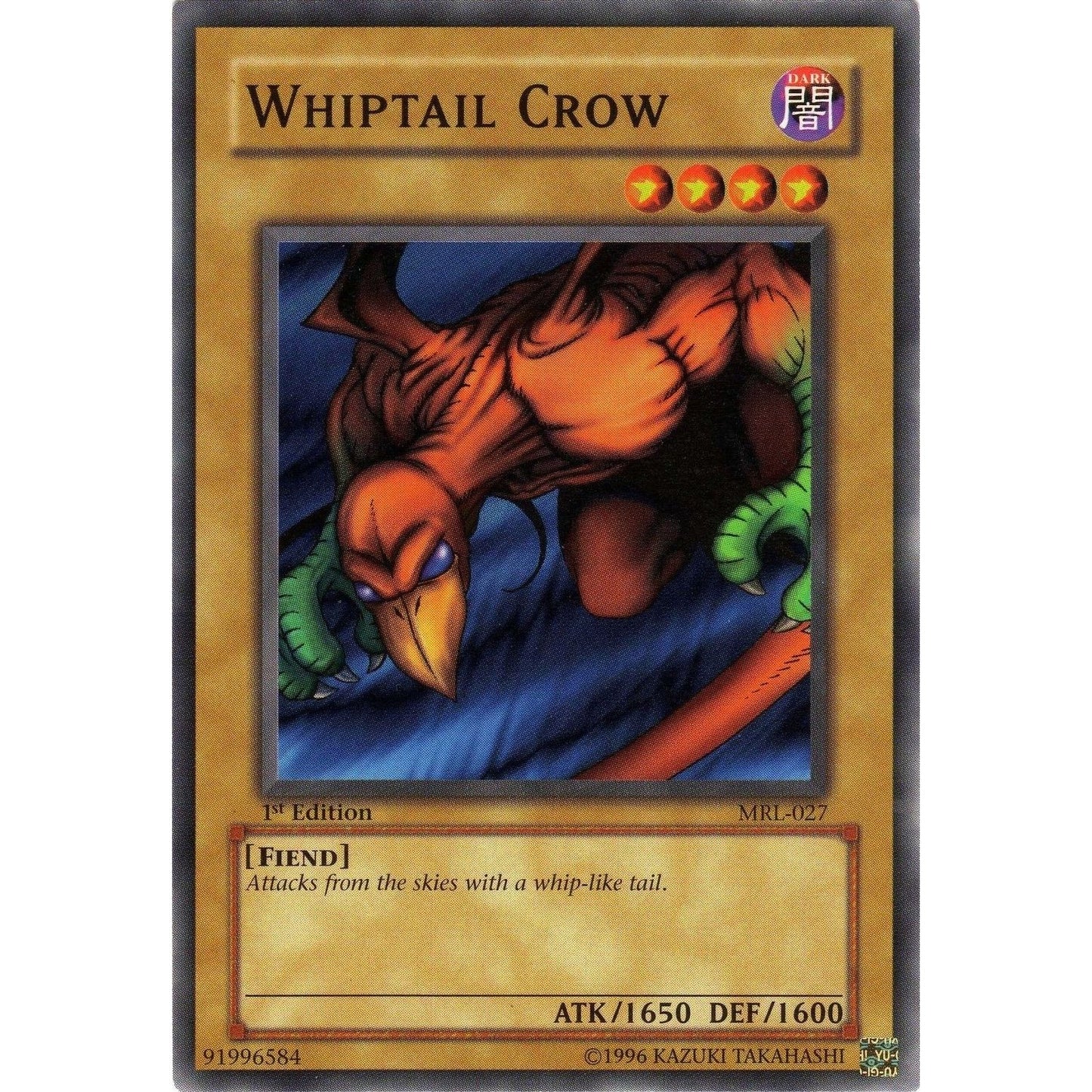 Image for Whiptail Crow (MRL-027) (MRL-EN) - YuGiOh