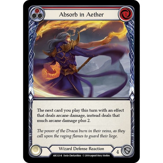 Image for Absorb in Aether (Red) (ARC123) (ARC) - Flesh and Blood TCG