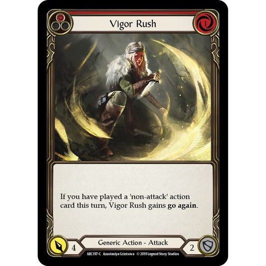 Image for Vigor Rush (Red) (ARC197) (ARC) - Flesh and Blood TCG
