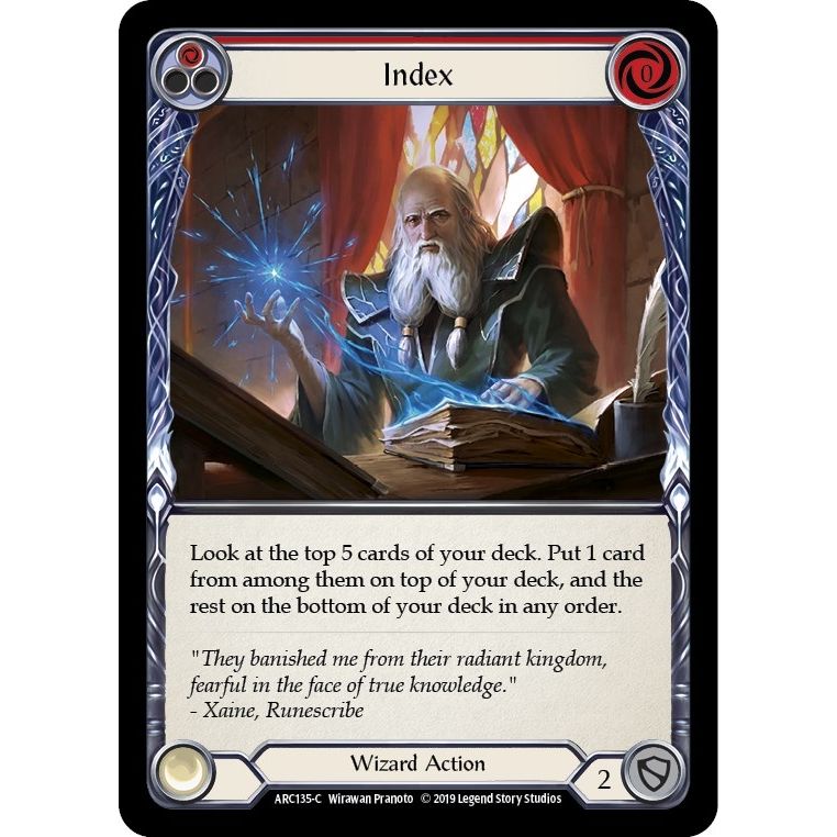 Image for Index (Red) (ARC135) (ARC) - Flesh and Blood TCG