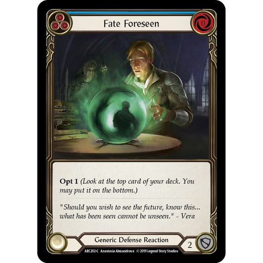 Image for Fate Foreseen (Blue) (ARC202) (ARC) - Flesh and Blood TCG